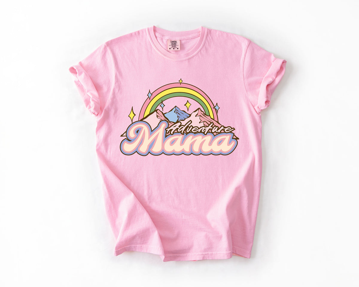 Adventure Mama Camping Outdoor Nature Travel Explorer Edition Comfort Colors Tee