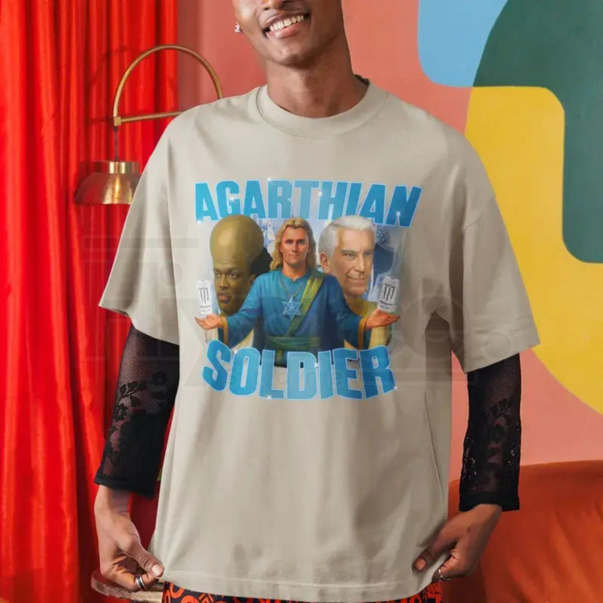 Agarthian Soldier T-Shirt – Funny "Welcome to Agartha" Kirkifie Graphic Tee