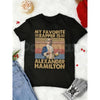 Alexander Hamilton Vintage T-Shirt – Korean Loose Fit Hamilton Fan Exclusive, Premium 100% Cotton Broadway Musical Star Tee, Soft Lived-In Heavyweight Women's Casual Top, Made in USA