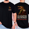 Alligator Alcratraz ICE Florida Everglades Front and Back Retro MAGA Graphic Tee