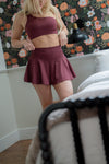 GRAVITY rise tennis skirt