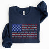 American Flag Anthem 4th Of July Patriotic USA Proud Stars And Stripes Sweatshirt