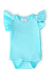 Aqua S/S Flutter Bodysuit
