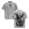 Archangel Michael Vintage Washed T-Shirt – Saint Michael Christian Streetwear Graphic Tee
