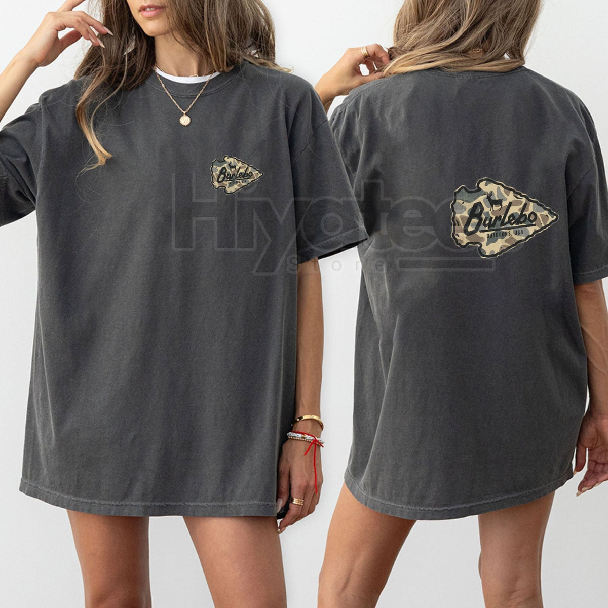 Arrowhead Classic Deer Camo T-Shirt – Whitetail Hunting & Outdoors Graphic Tee