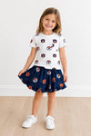 Auburn Blue Aubie Ruffle Twirl Skort