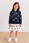 Auburn Blue Aubie Satin Jacket