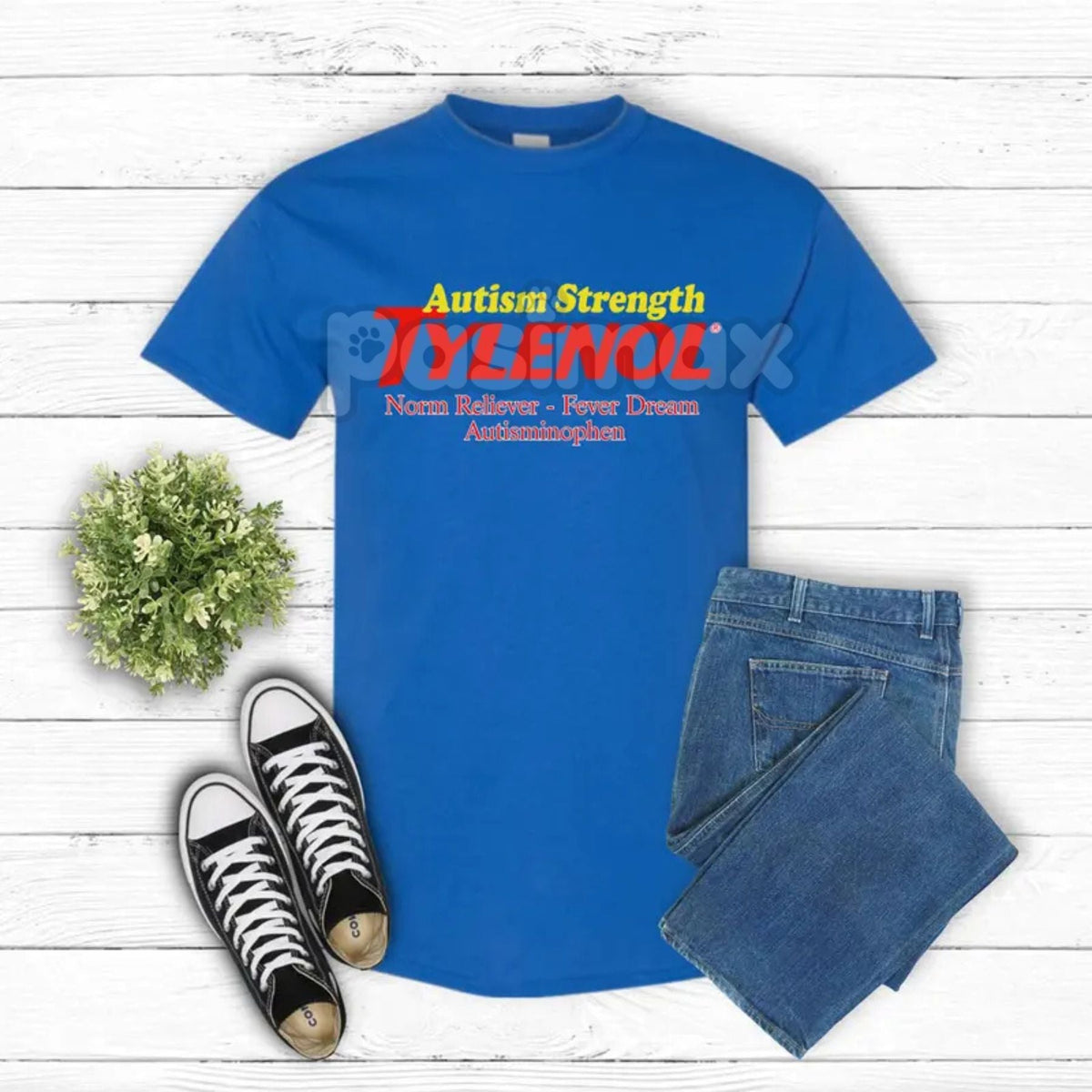 Autism "Extra Strength" Funny T-Shirt - Autism Strength Unisex Tee, Bold Awareness Humor Shirt