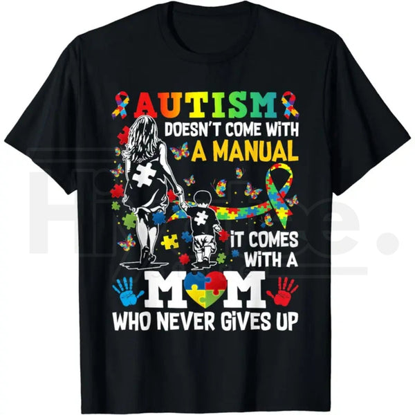 "Autism Mom" No Manual – Empowering Women’s Autism Awareness Top