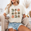 Autumn Floral Sunflowers Pumpkin Harvest Garden Scene With Warm Cozy Autumn Vibes Hand Drawn Illustration Graphic Tee