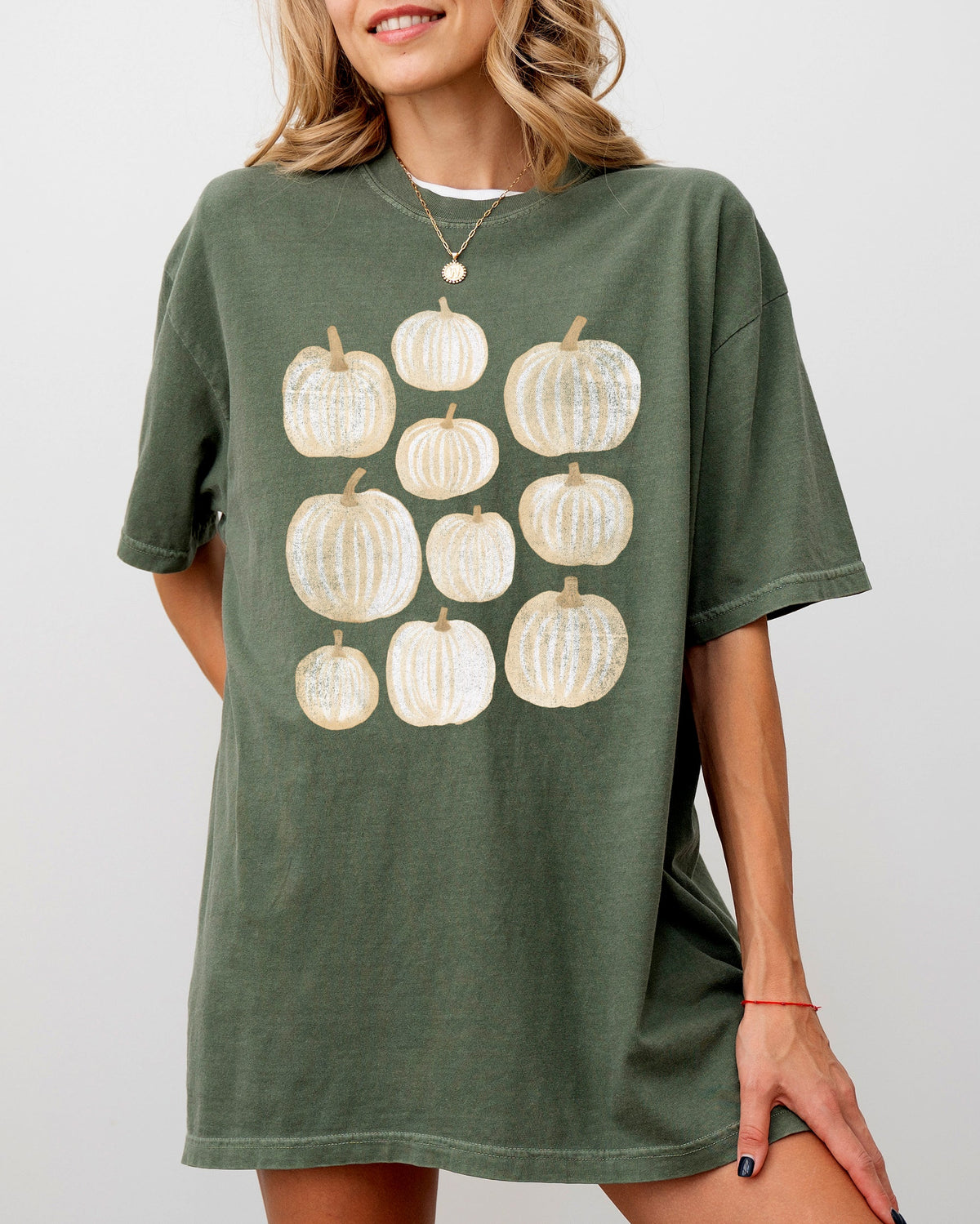 Autumn Pumpkins, Simplicity, Fall, Thanksgiving, Halloween Seasonal Comfort Colors Tee