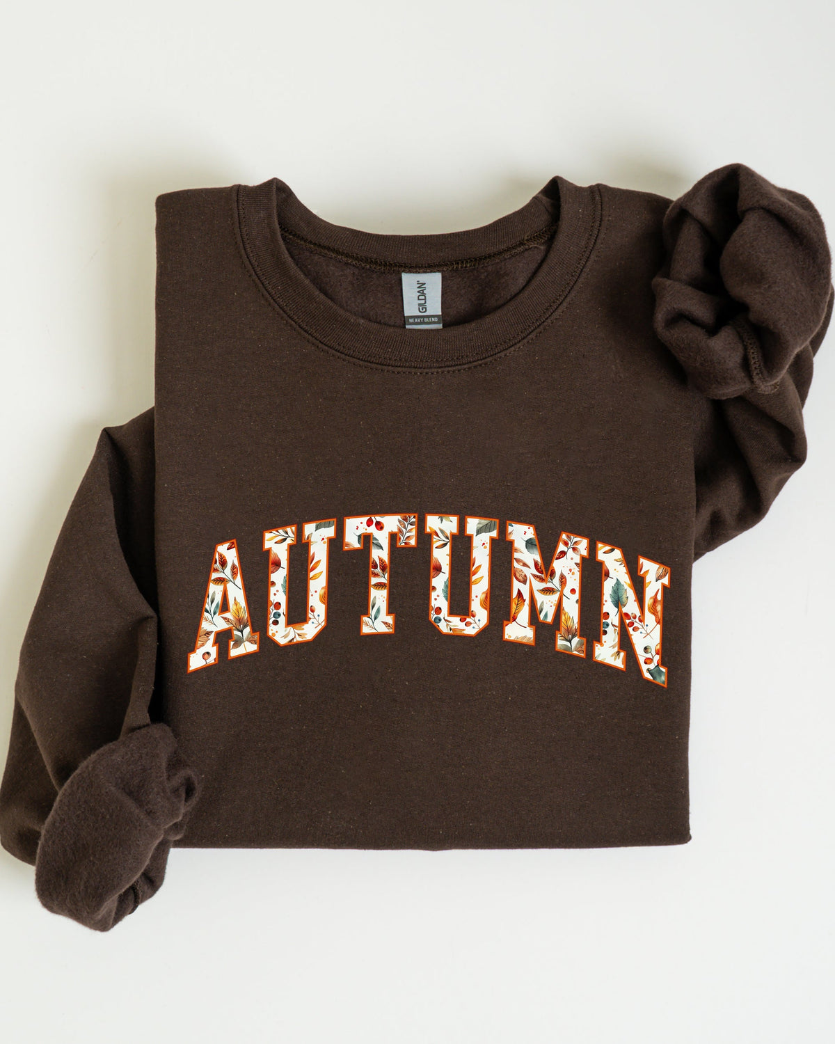 Autumn Varsity Fall Collegiate Retro Vintage Halloween Seasonal Graphic Sweatshirt