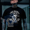 BIG BUTTS & TACO TRUCKS Funny Skull Print T-Shirt – Men's Casual Streetwear