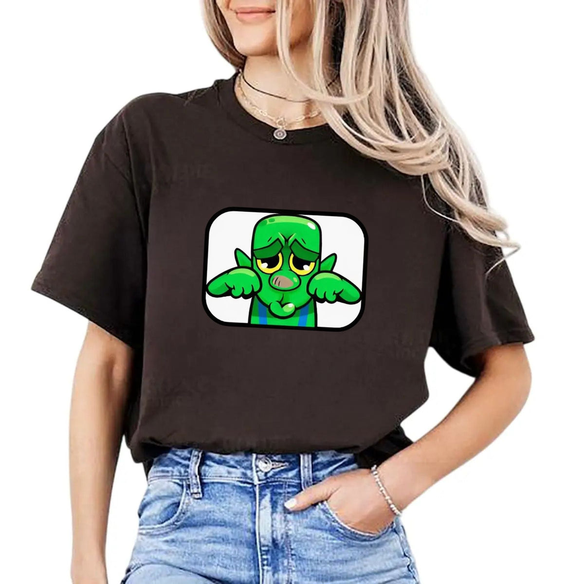 "BOOHOO" T-Shirt - Sarcastic & Funny Tee, Unisex Crying Humor Top, Minimalist Pop Culture Apparel