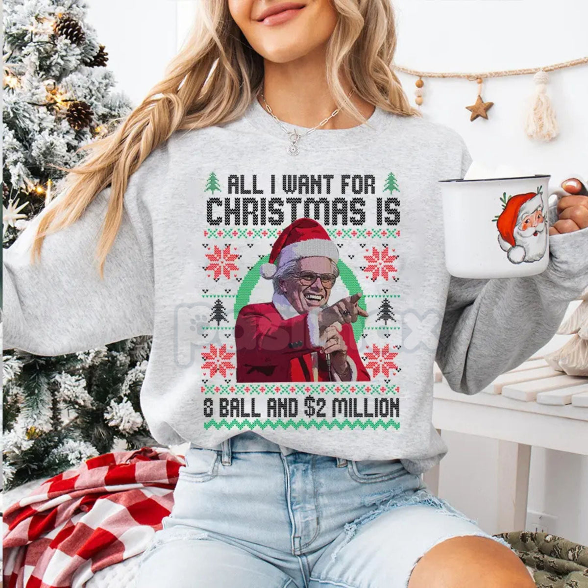 Baby Billy Freeman 'Running in the Halls' Christmas Sweatshirt | Righteous Gemstones Musical Moments Jumper | Ironic Holiday Fan Gear