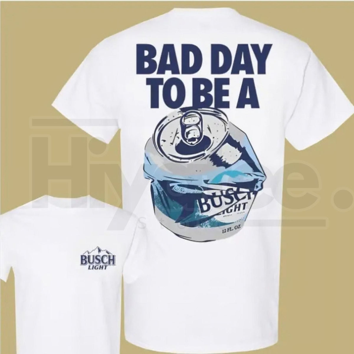 "Bad Day To Be A Busch Light" T-Shirt – Funny Beer Drinking Graphic Tee