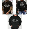 Bald Guy Print Men's Crew Neck – Fashionable Sports T-Shirt, Sweatshirt & Hoodie Collection