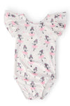 Ballerina S/S Flutter Sleeve Leotard