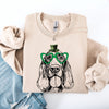 Basset Hound Adorable Dog St Patrick's Day Lucky Irish Pride Festive Cozy Sweatshirt