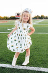 Baylor White Bear Flutter Twirl Dress