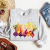 Beets Watercolor Vegetables Gardening Artistic Illustration Sweatshirt