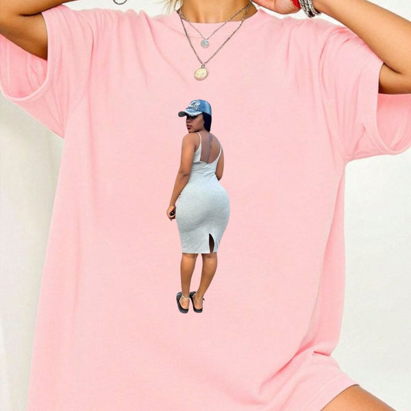 "Bel Dash Ju Bel Anform" Women's T-Shirt - White Graphic Tee, Unique & Empowering Design