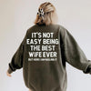 Best Wife Ever Sweatshirt: Cute Anniversary Gift for Her, Wife Life Crewneck