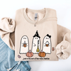 Besties Halloween Ghosts Witch Pumpkin Spooky Cozy Autumn Night Party Moody Festival Friends Forever Crew Sweatshirt