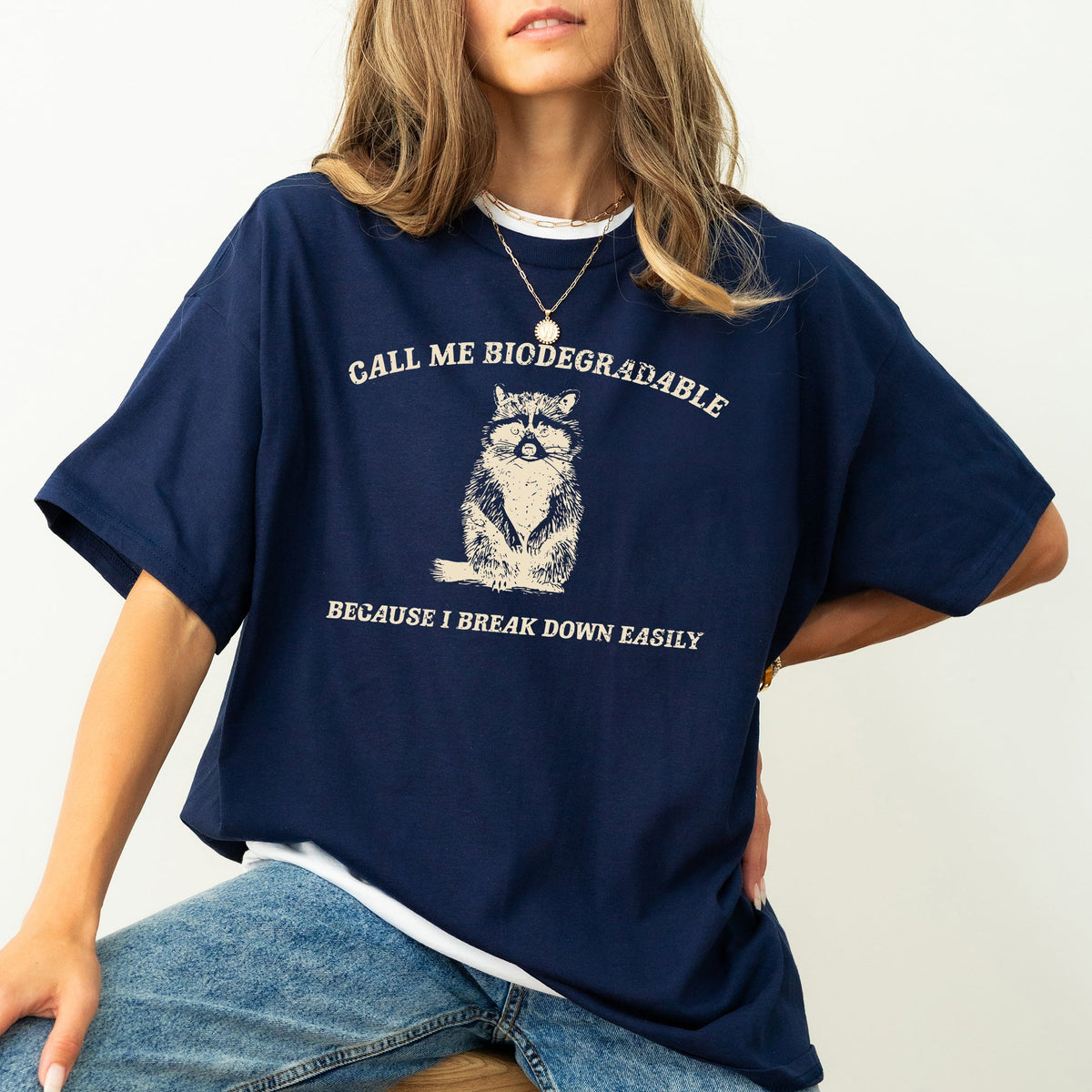 Biodegradable Mental Health Meme Concept for Eco Conscious Casual Wear Comfort Colors Tee