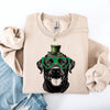 Black Lab Labrador Adorable Dog St Patrick's Day Lucky Irish Celtic Charm Sweatshirt