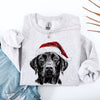 Black Lab Santa Christmas Labrador Dog Lover Holiday Paws Keepsake Collectible Edition For Animal Lovers Sweatshirt