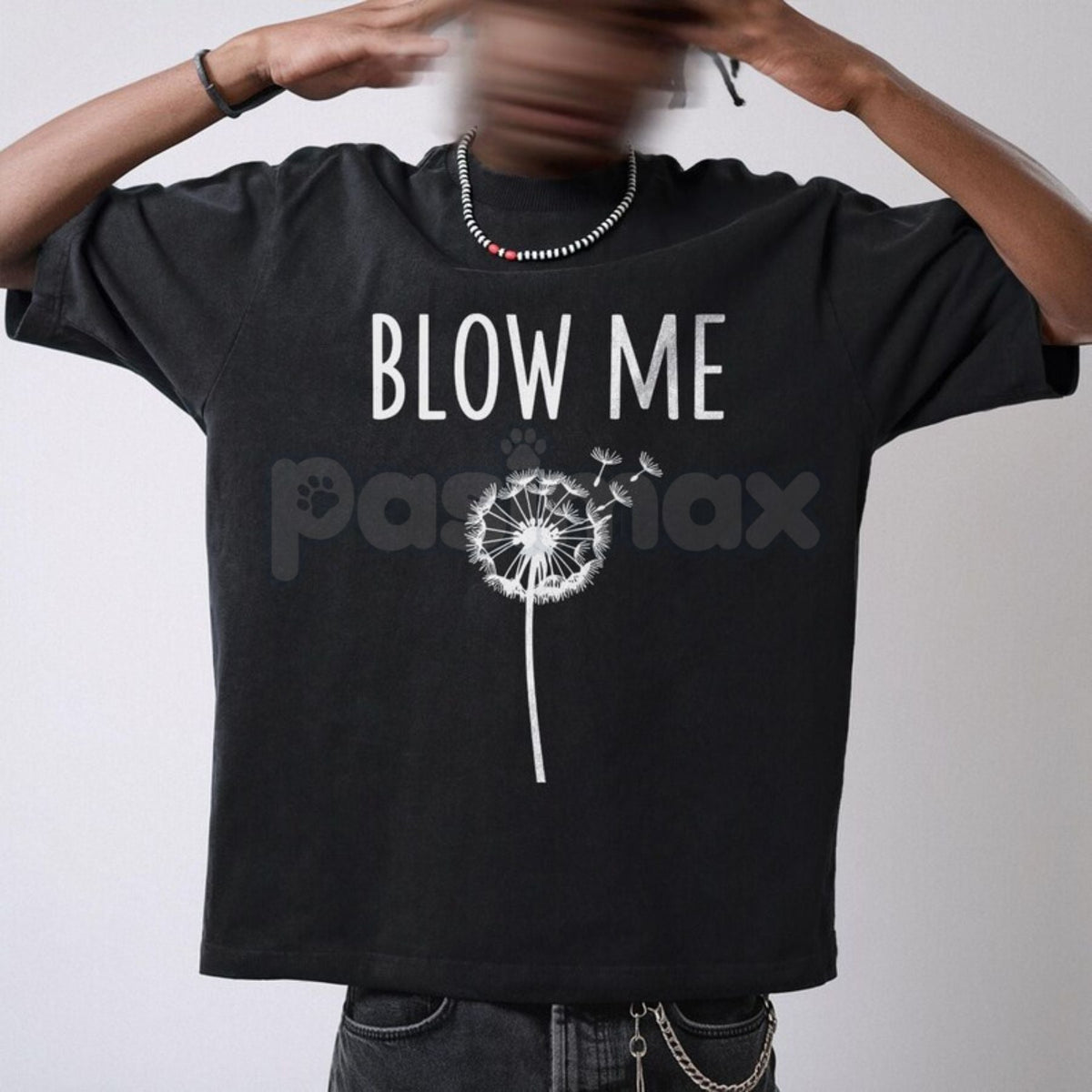 "Blow Me" Dandelion Sarcastic T-Shirt - Funny Adult Humor Nature Tee, Sassy Dandelion Graphic Shirt, Premium Heavyweight Unisex Snarky Top, Hilarious No-Nonsense Gift Apparel, Witty Slogan Summer Streetwear