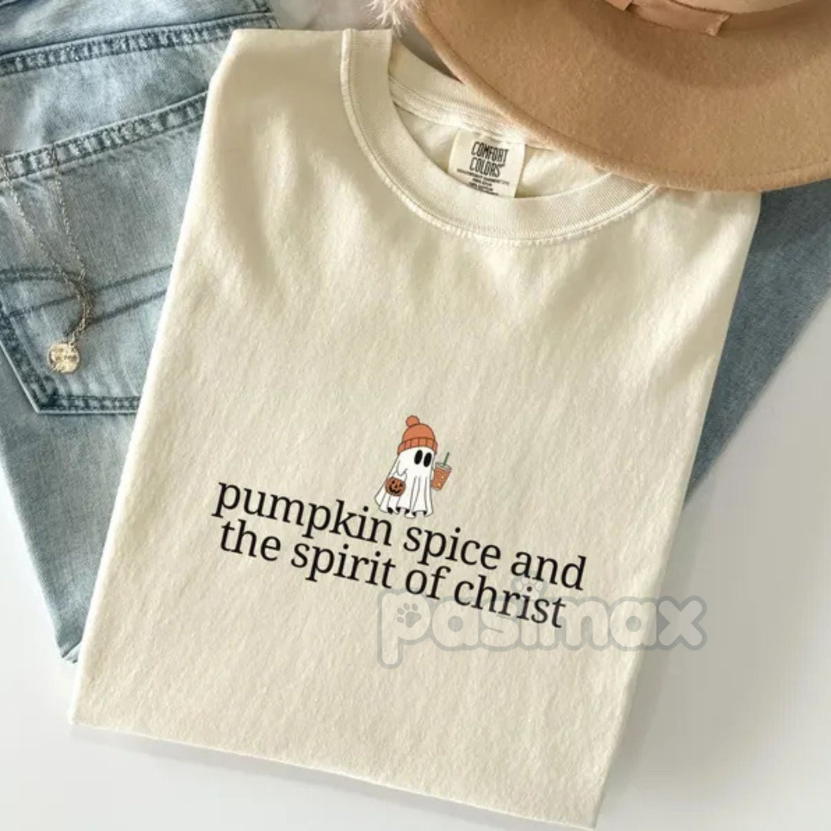 'Boo-lieve In Jesus' Christian Halloween Shirt – Spooky Faith Tee, Cute Ghost Graphic, Gift for Believers