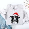 Border Collie Lover Graphic Portrait Celebration Of The Beloved Herding Breed For Dog Enthusiasts Sweatshirt