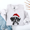 Boxer Dog Lover Portrait Series Embracing The Loyal Boxer Breed With Silhouette And Pride Sweatshirt