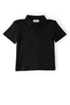 Boys Black S/S Polo