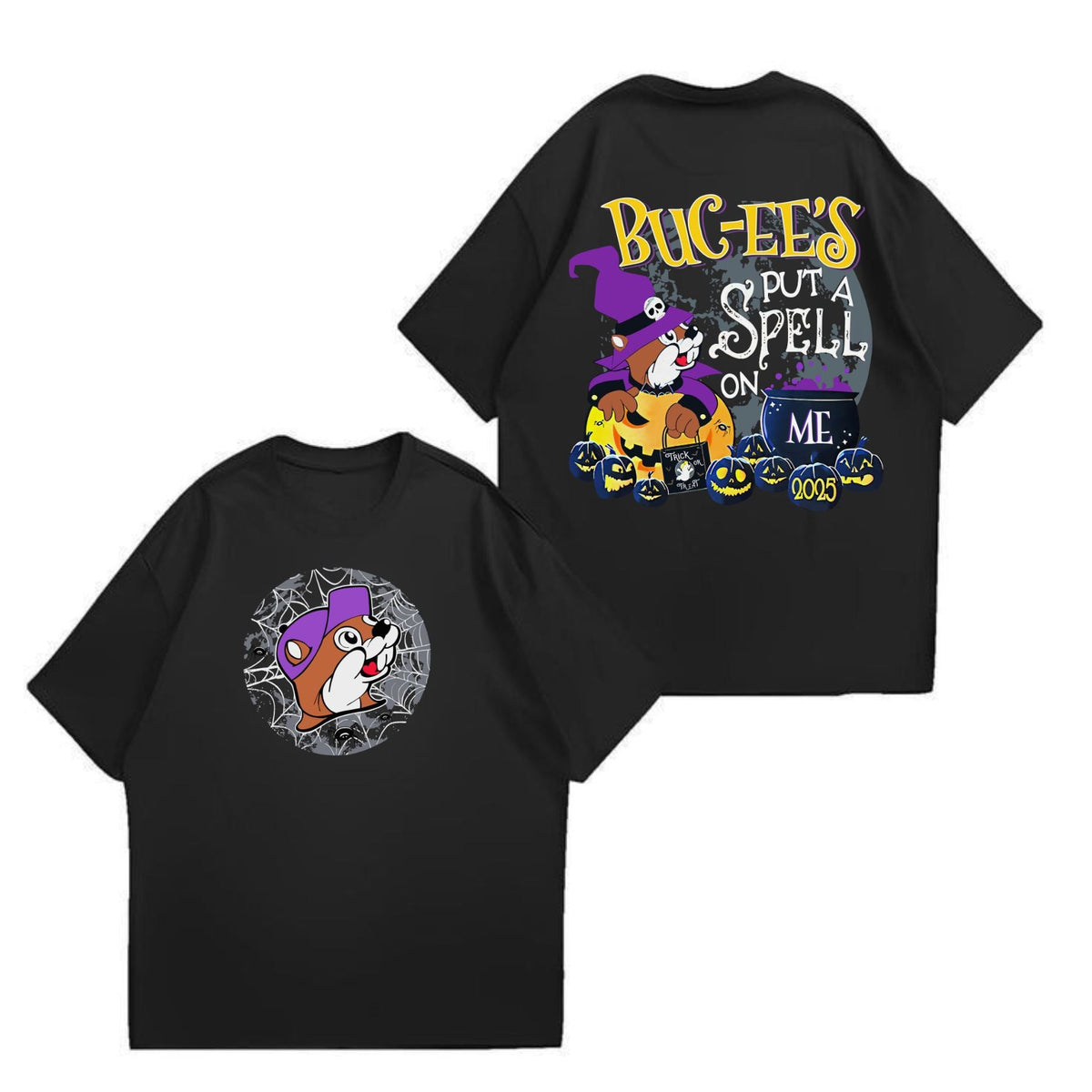Buc-ee’s 2025 Halloween Glow-in-the-Dark T-Shirt - "Put a Spell on Me" Limited Edition Spooky Tee