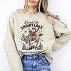Buckle Up Snowflake Santa's Coming To Town Christmas Cowboy Western Vintage Sweatshirt