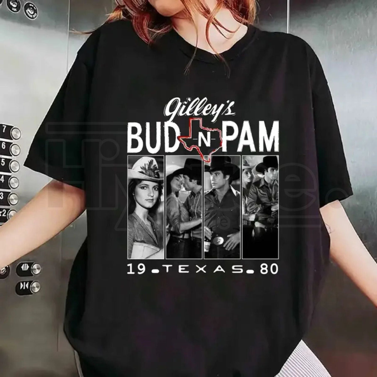 "Bud And Pam Gilley's Texas" – Urban Cowboy Movie Style Fan Top