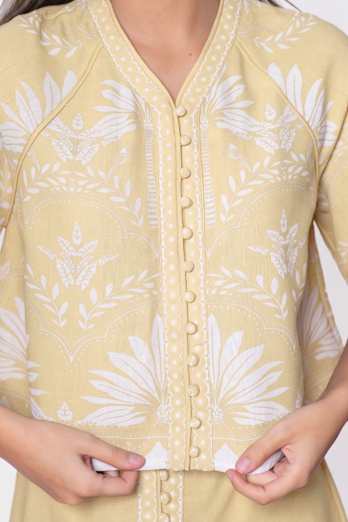 Lottie Top (Yellow White)