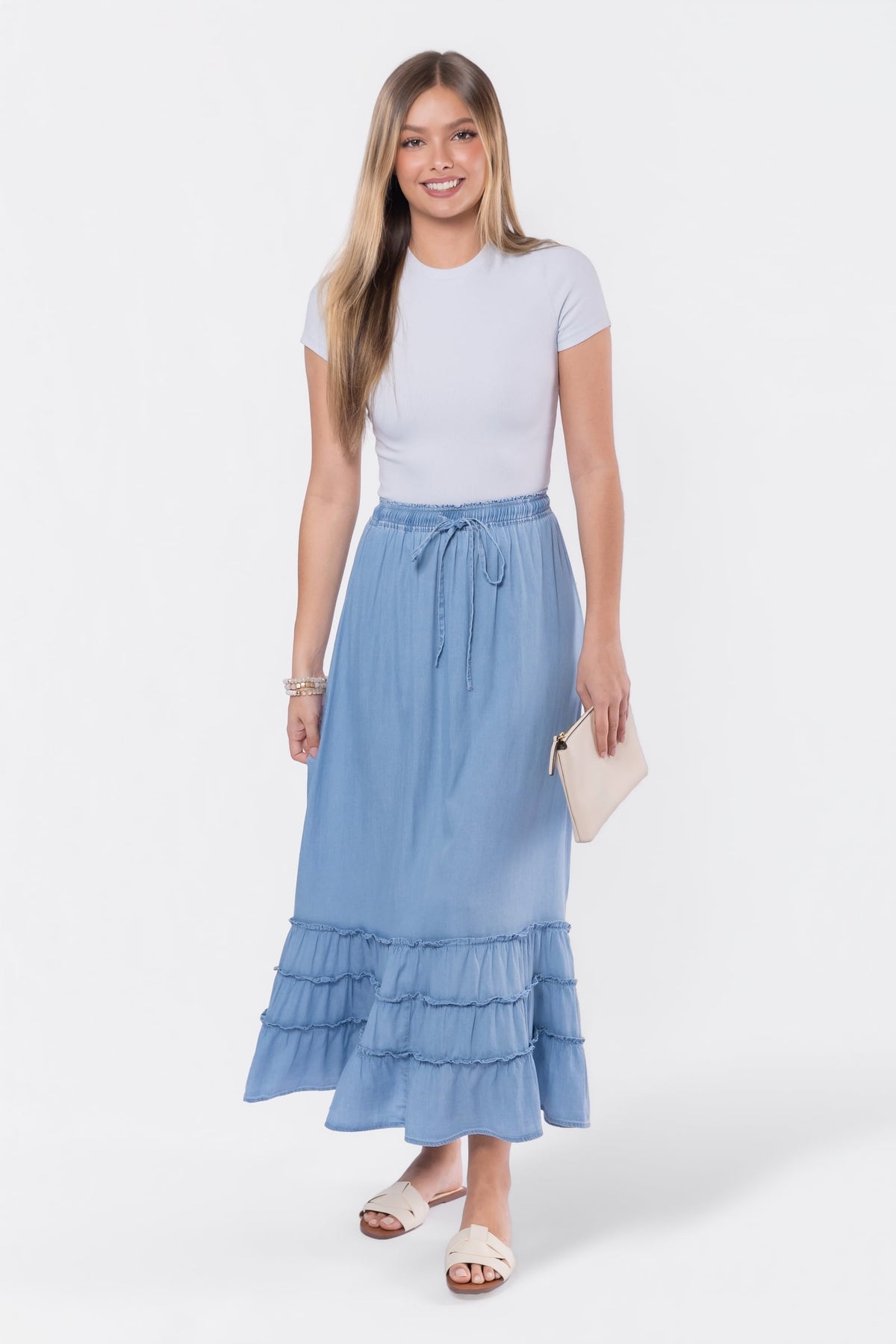 Nell Skirt (Chambray)