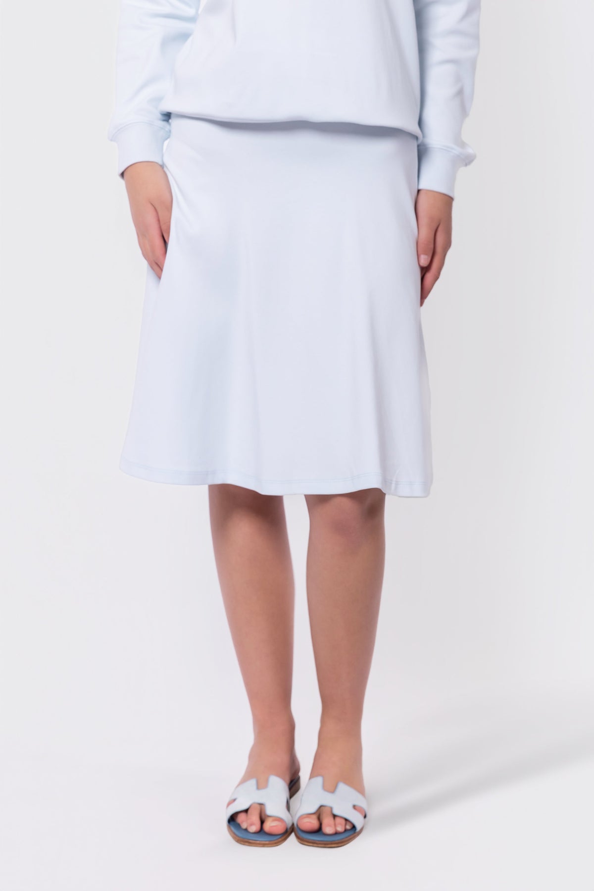 Karla Skirt 23" (Light Blue)
