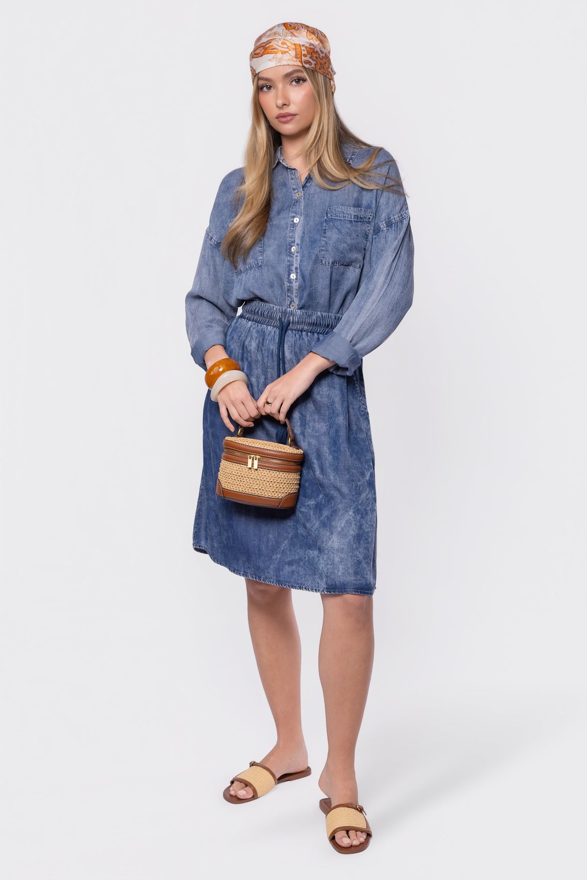 Denver Skirt 23" (Blue)