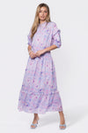 Victoria Dress (Blue Pink)