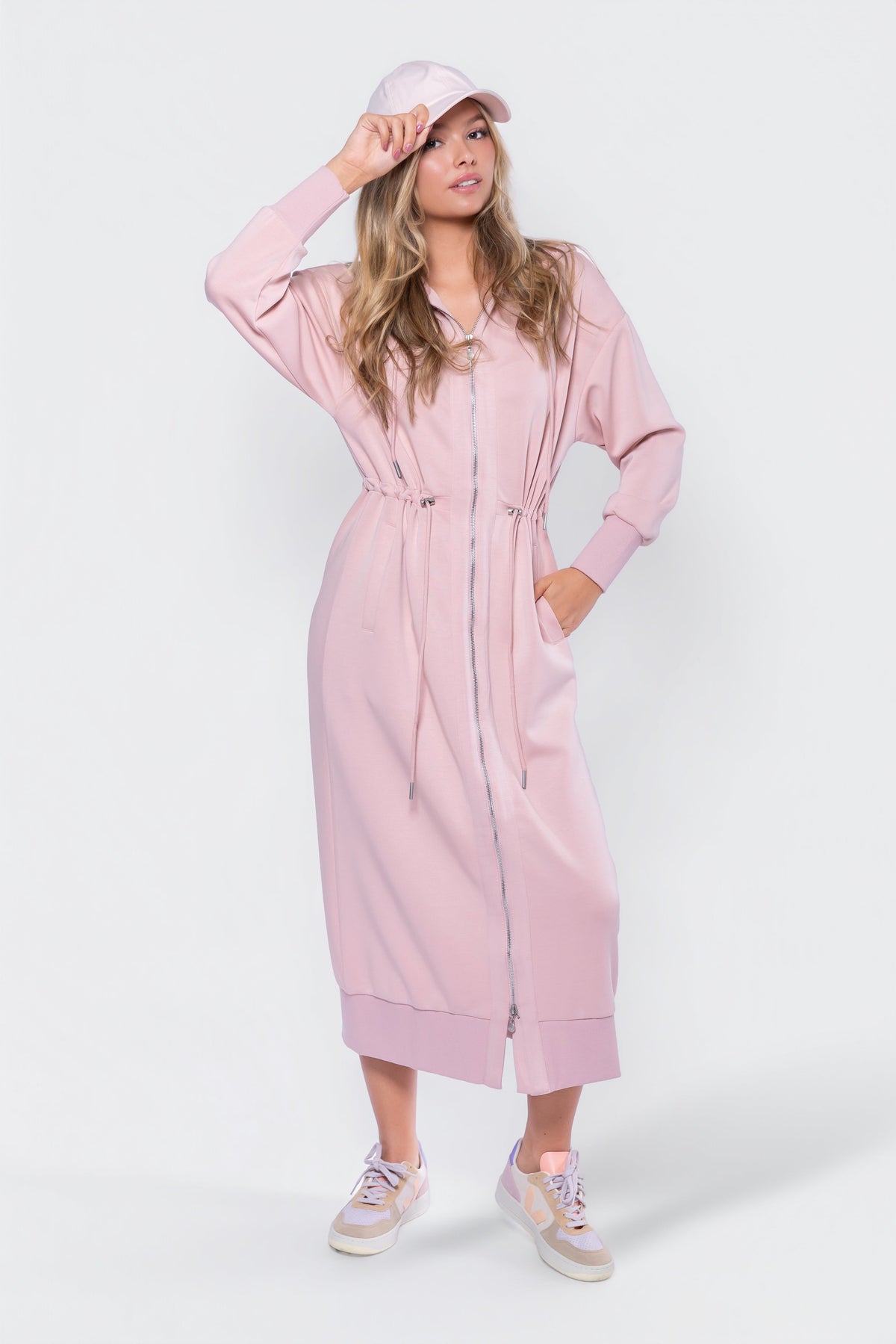 Mina Dress 50" (Pink Blush)