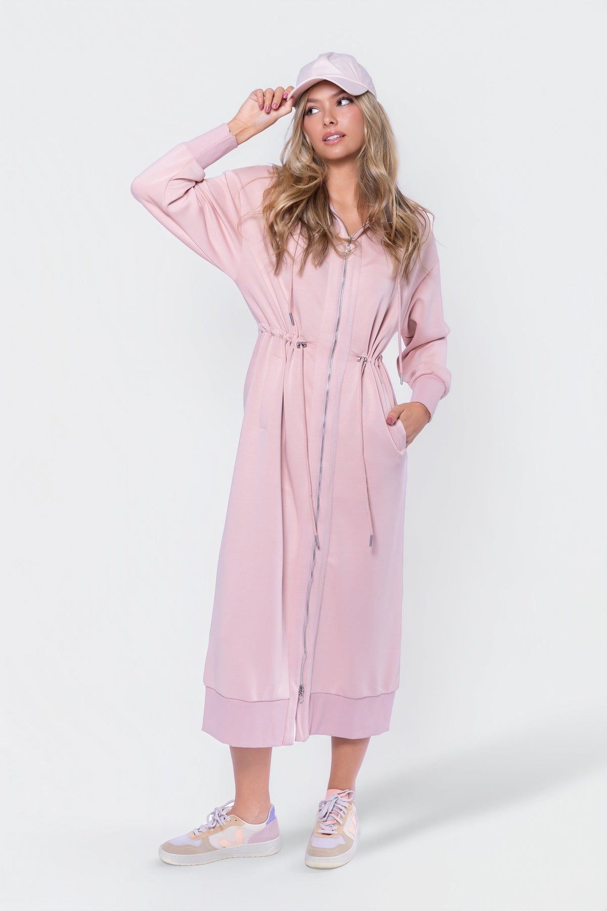 Mina Dress 50" (Pink Blush)