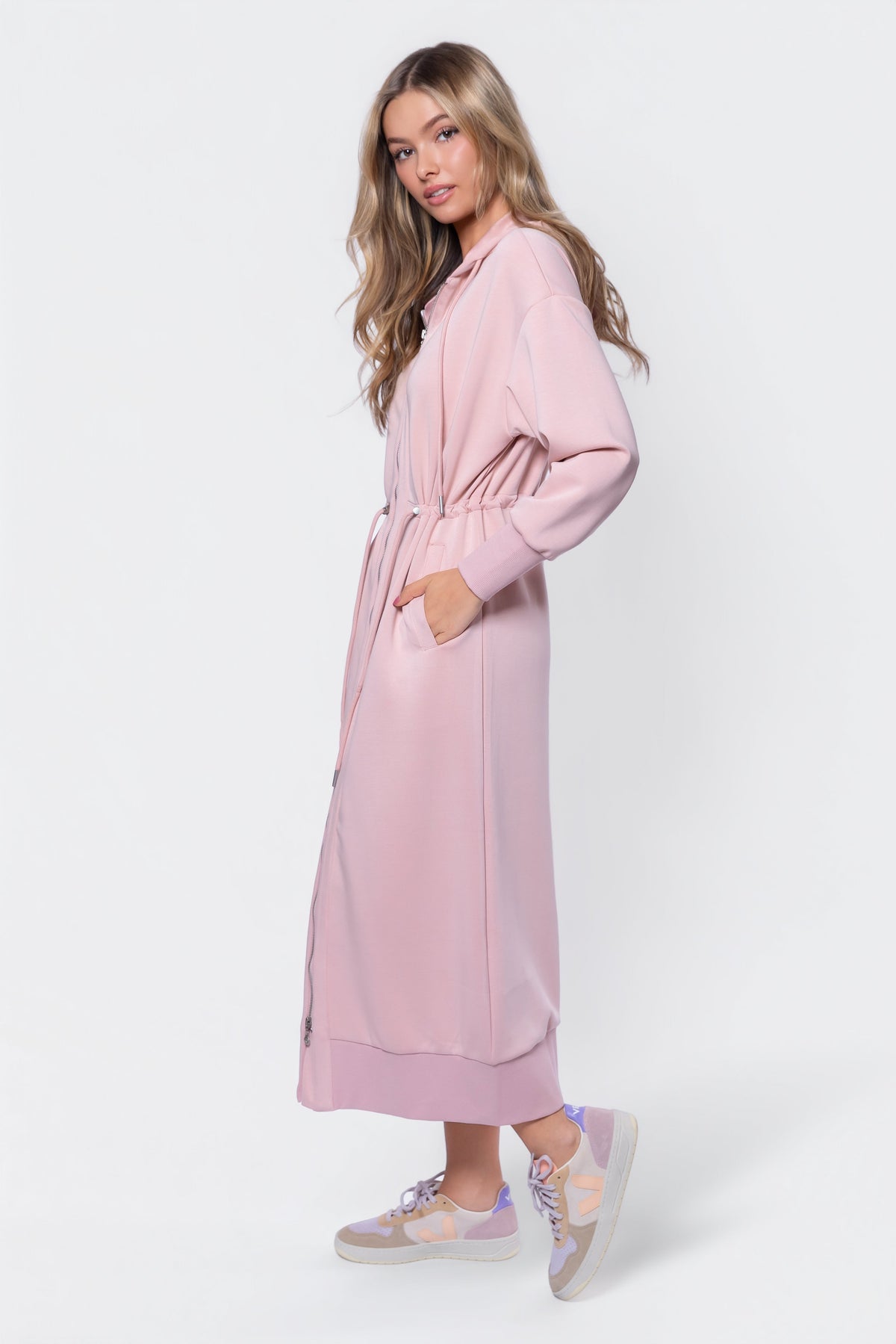Mina Dress 50" (Pink Blush)