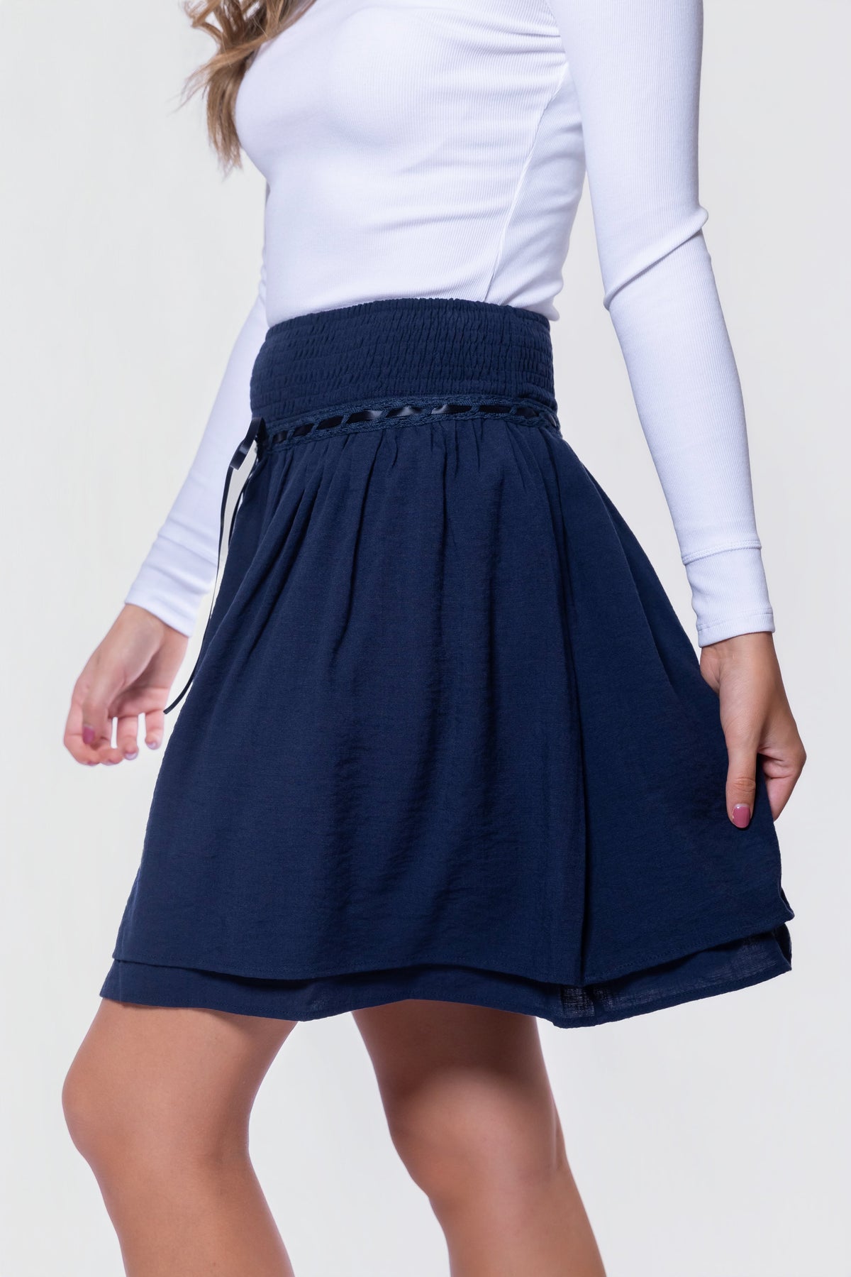 Avery Skirt 20" (Navy)