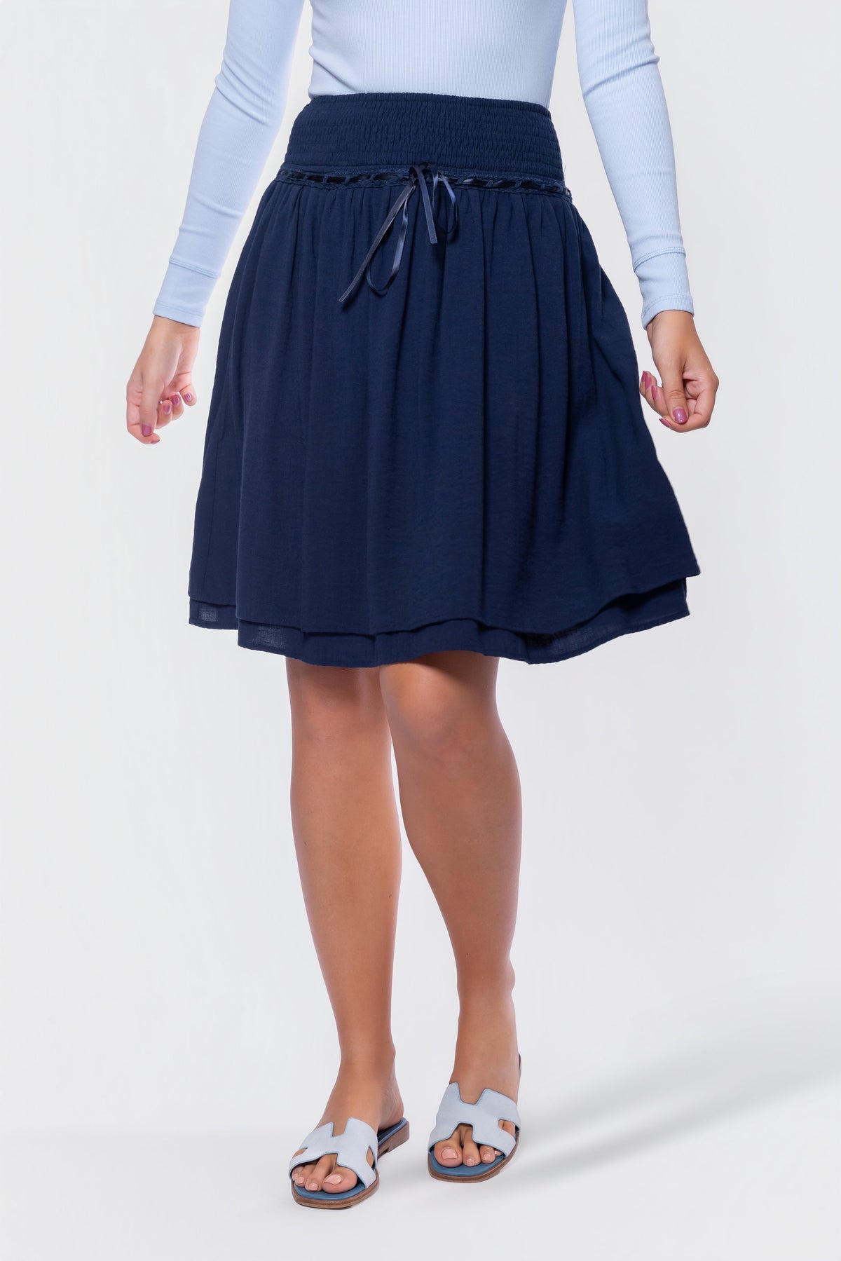Avery Skirt 23" (Navy)