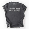 Can I Be Mean For A Second Sassy Sarcastic Statement For Bold Attitude Comfort Colors Tee